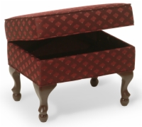 Ottoman in Cabernet