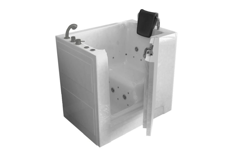 Sanctuary Easy Soak WalkIn Tub, Petite WalkIn Bathtubs