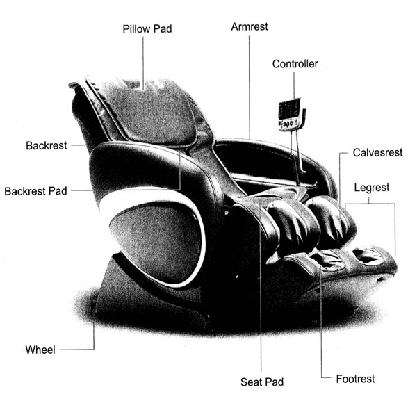 Cozzia Massage Chair 16027 Massage Recliners